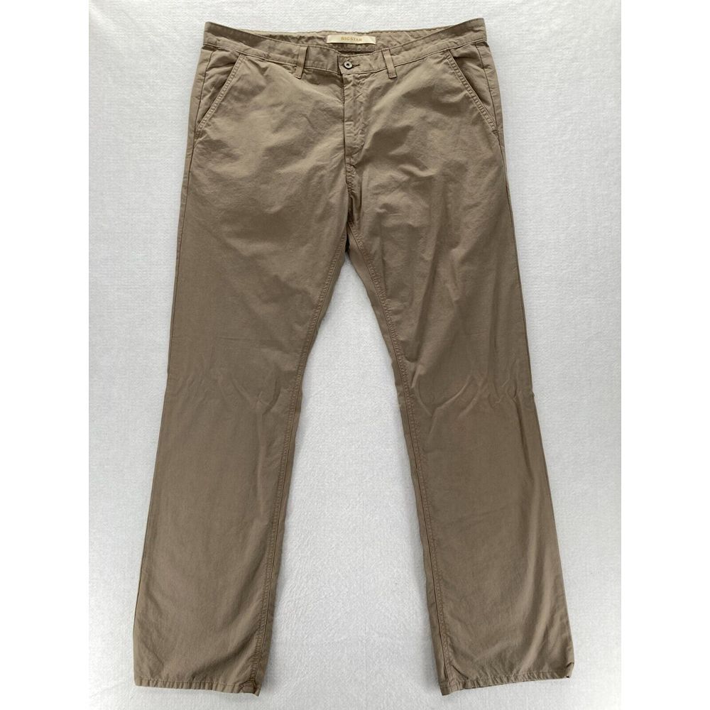 Big Star Pants Mens 40x34 Straight Leg Brown Chino Western Cowboy Grunge Casual